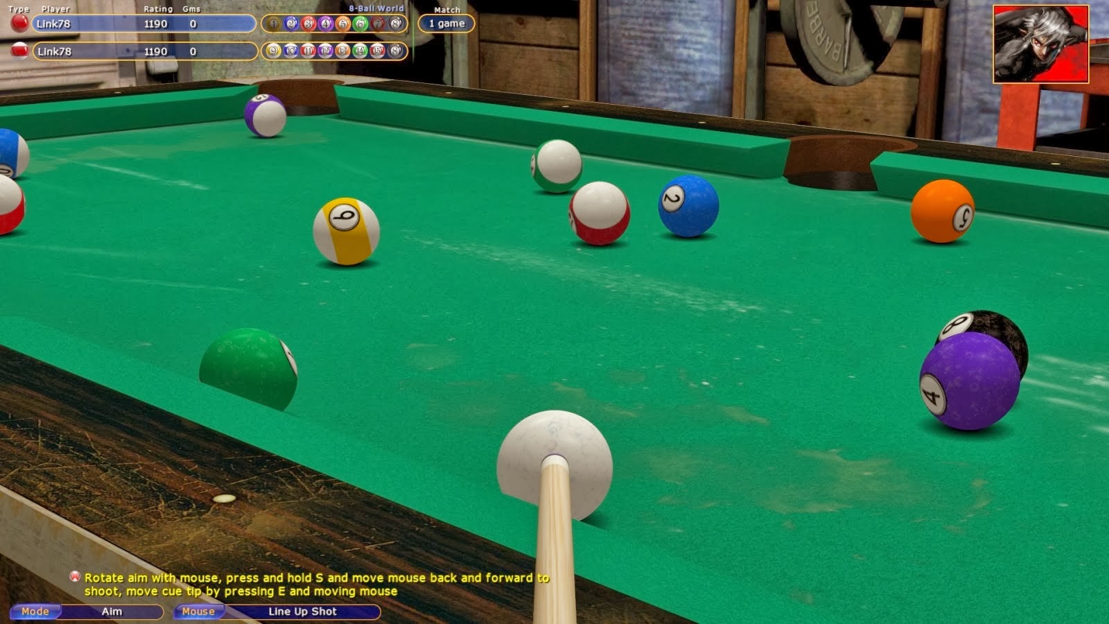 download billiard game for laptops